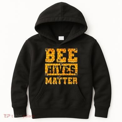 Bee Hives Matter Climate Change Earth Day Kids Hoodie