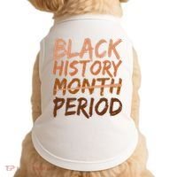 Black History Month Period African American Proud Doggie Tank thumb 0
