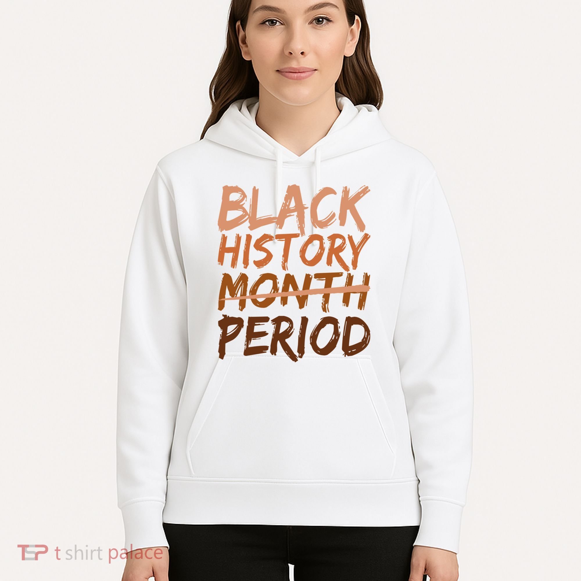 Black History Month Period African American Proud Hoodie