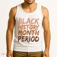 Black History Month Period African American Proud Tank Top thumb 3