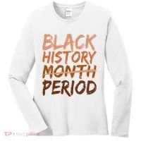Black History Month Period African American Proud Women's Long Sleeve Shirt thumb 0
