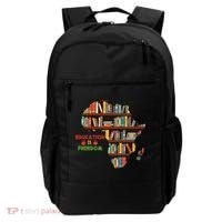 Black History Month Education Is Freedom Book Reader Backpack thumb 0