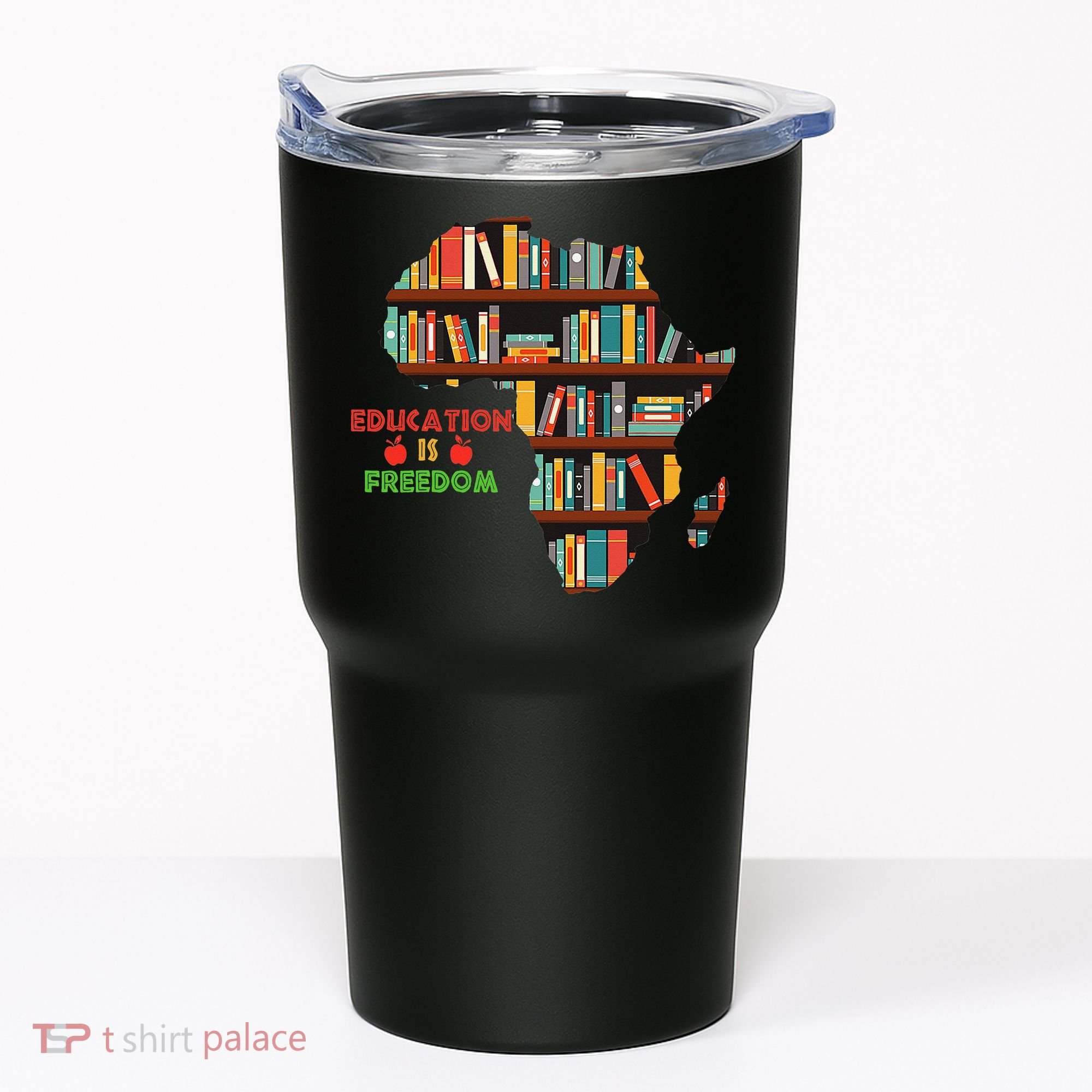Black History Month Education Is Freedom Book Reader Tumbler