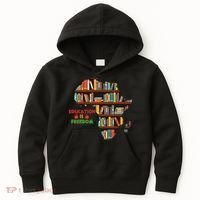 Black History Month Education Is Freedom Book Reader Kids Hoodie thumb 0