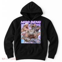 Baby Hippo Moo Deng Hoodie thumb 0