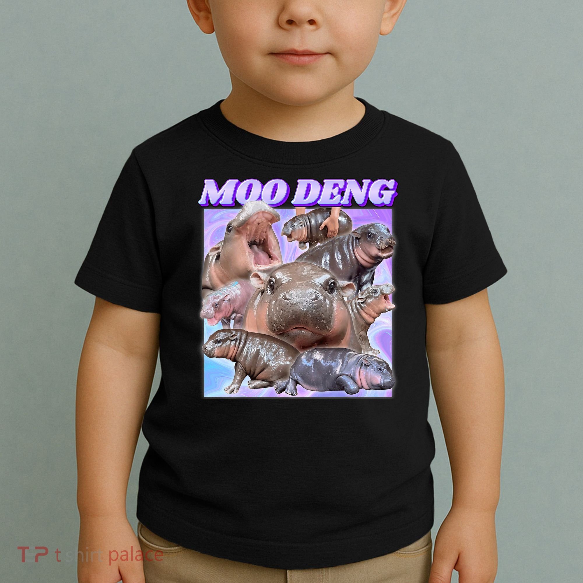 Baby Hippo Moo Deng Toddler T-Shirt