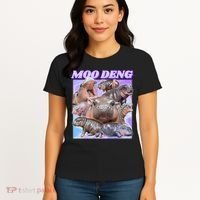 Baby Hippo Moo Deng Women's T-Shirt thumb 4