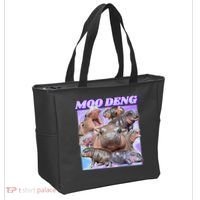Baby Hippo Moo Deng Tote Bag thumb 2