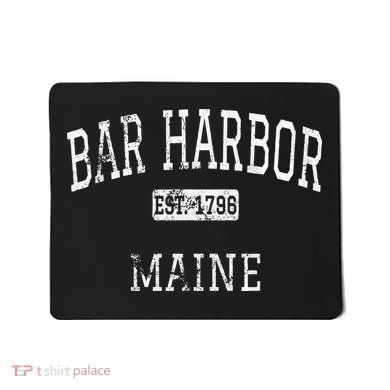 Bar Harbor Maine Me Vintage Mousepad