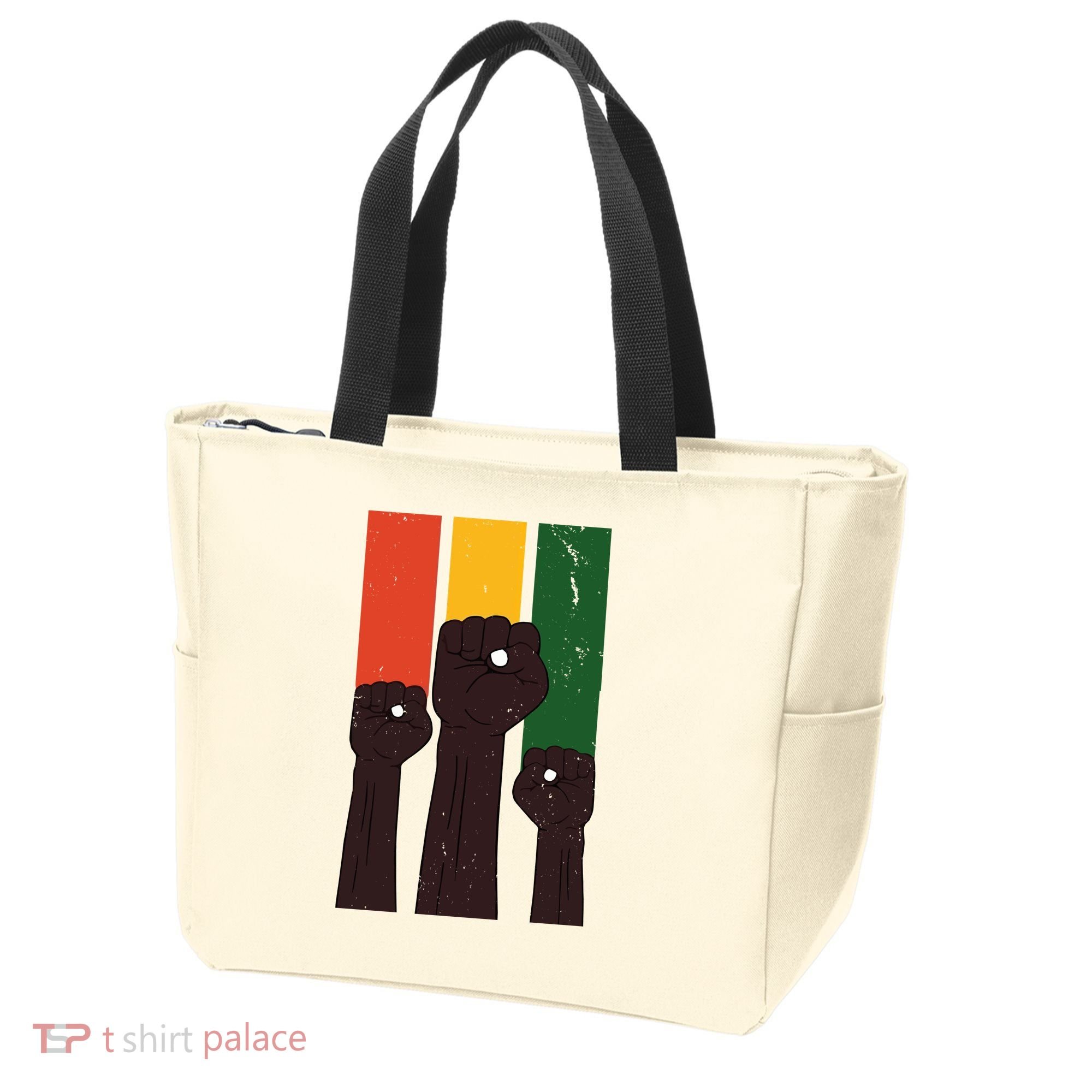 Black History Month Fist Pride Tote Bag