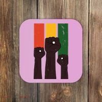 Black History Month Fist Pride Coaster thumb 0