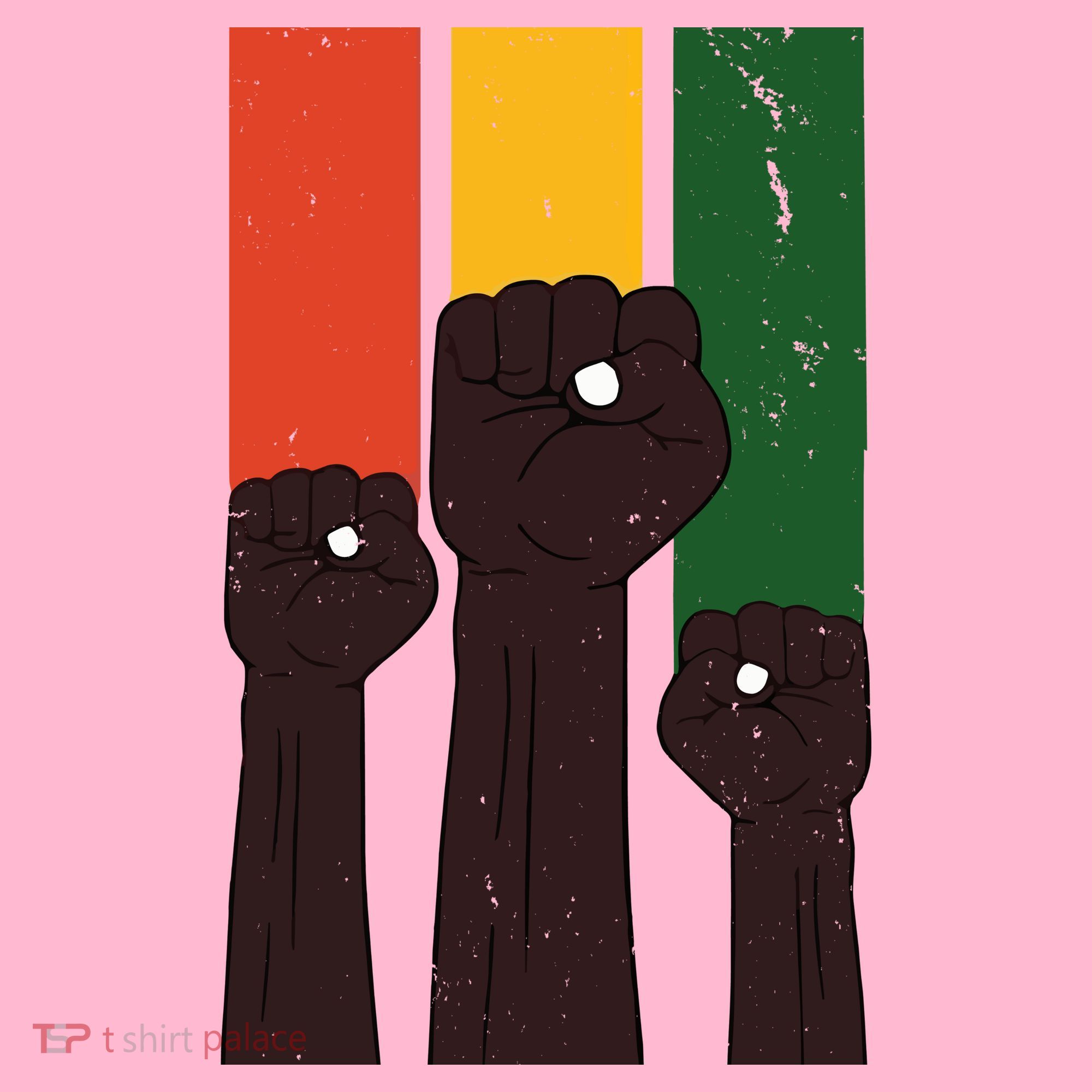 Black History Month Fist Pride Coaster