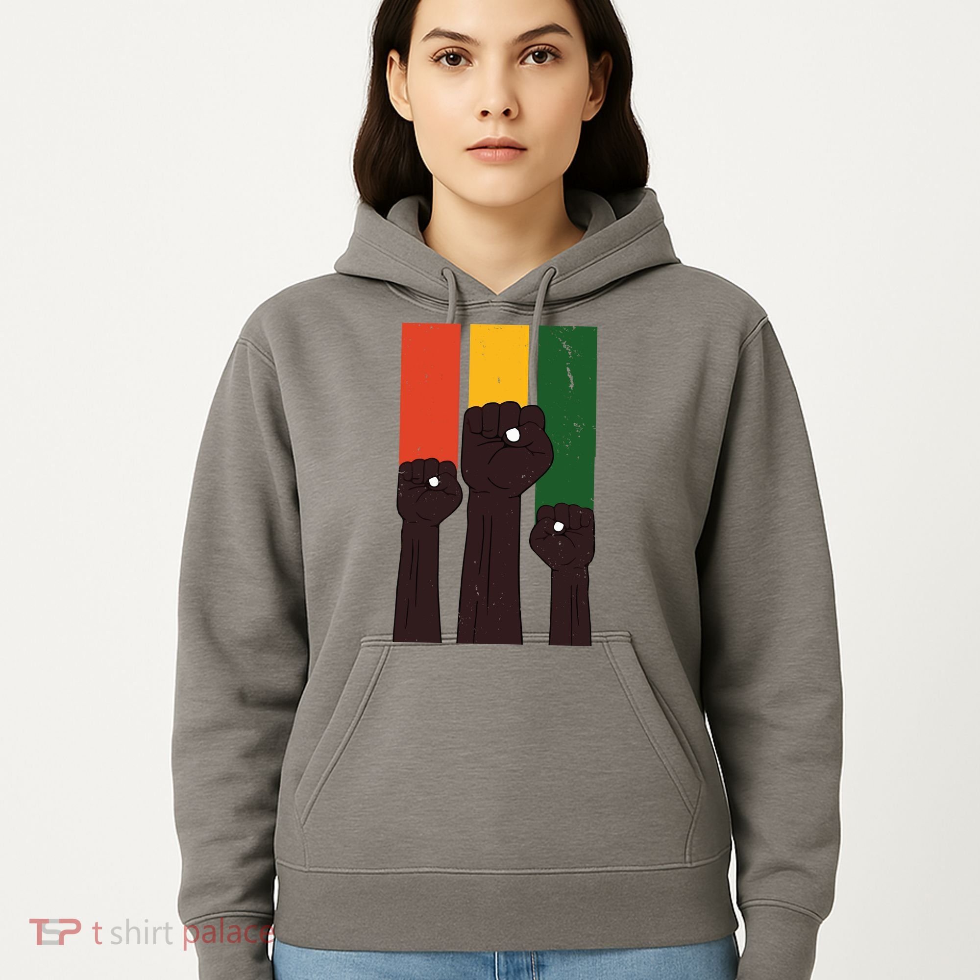 Black History Month Fist Pride Hoodie