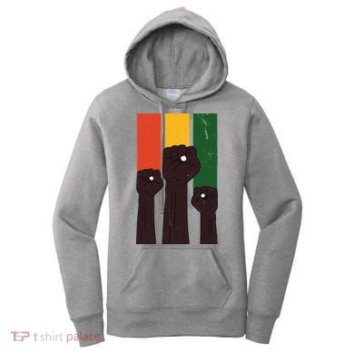 Black History Month Fist Pride Women's Hoodie