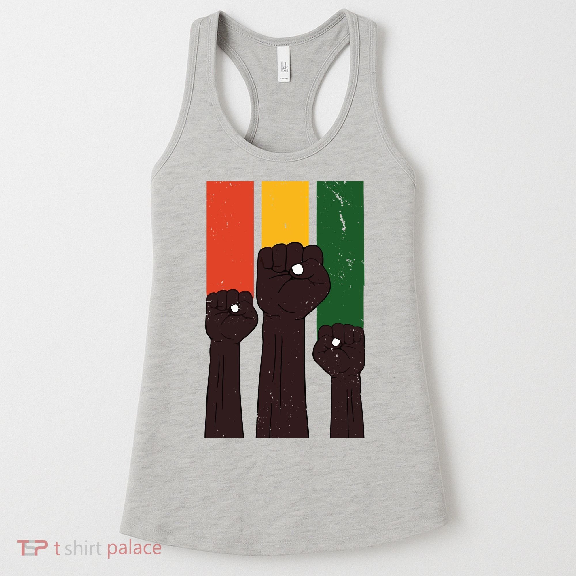 Black History Month Fist Pride Women's Tank Top