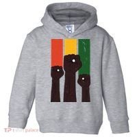 Black History Month Fist Pride Toddler Hoodie thumb 0