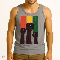 Black History Month Fist Pride Tank Top thumb 3