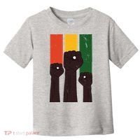 Black History Month Fist Pride Toddler T-Shirt thumb 0