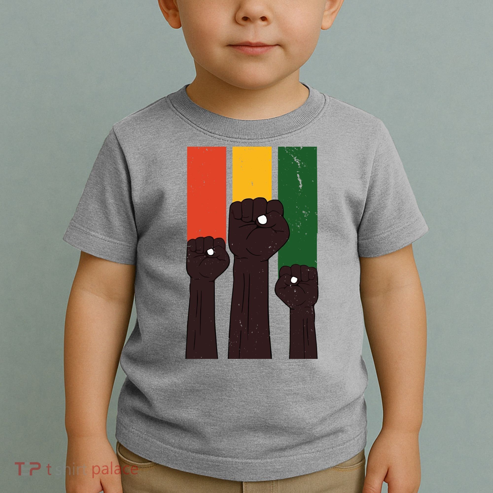 Black History Month Fist Pride Toddler T-Shirt