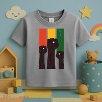 Black History Month Fist Pride Toddler T-Shirt thumb 3
