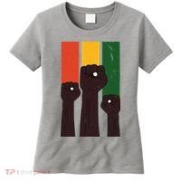 Black History Month Fist Pride Women's T-Shirt thumb 0