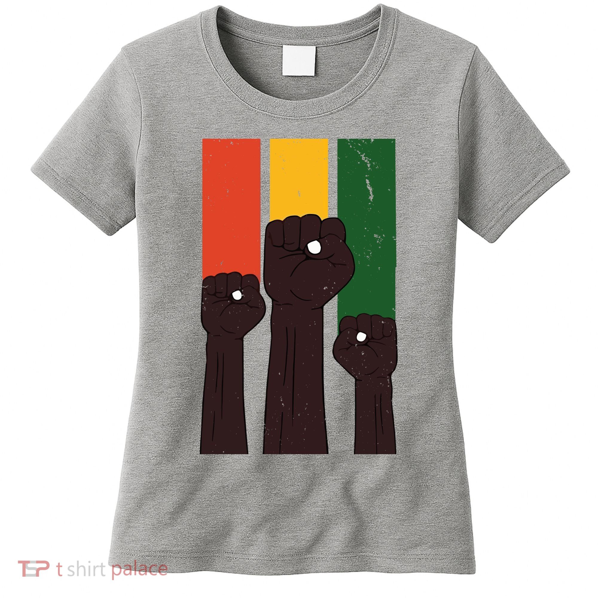 Black History Month Fist Pride Women's T-Shirt