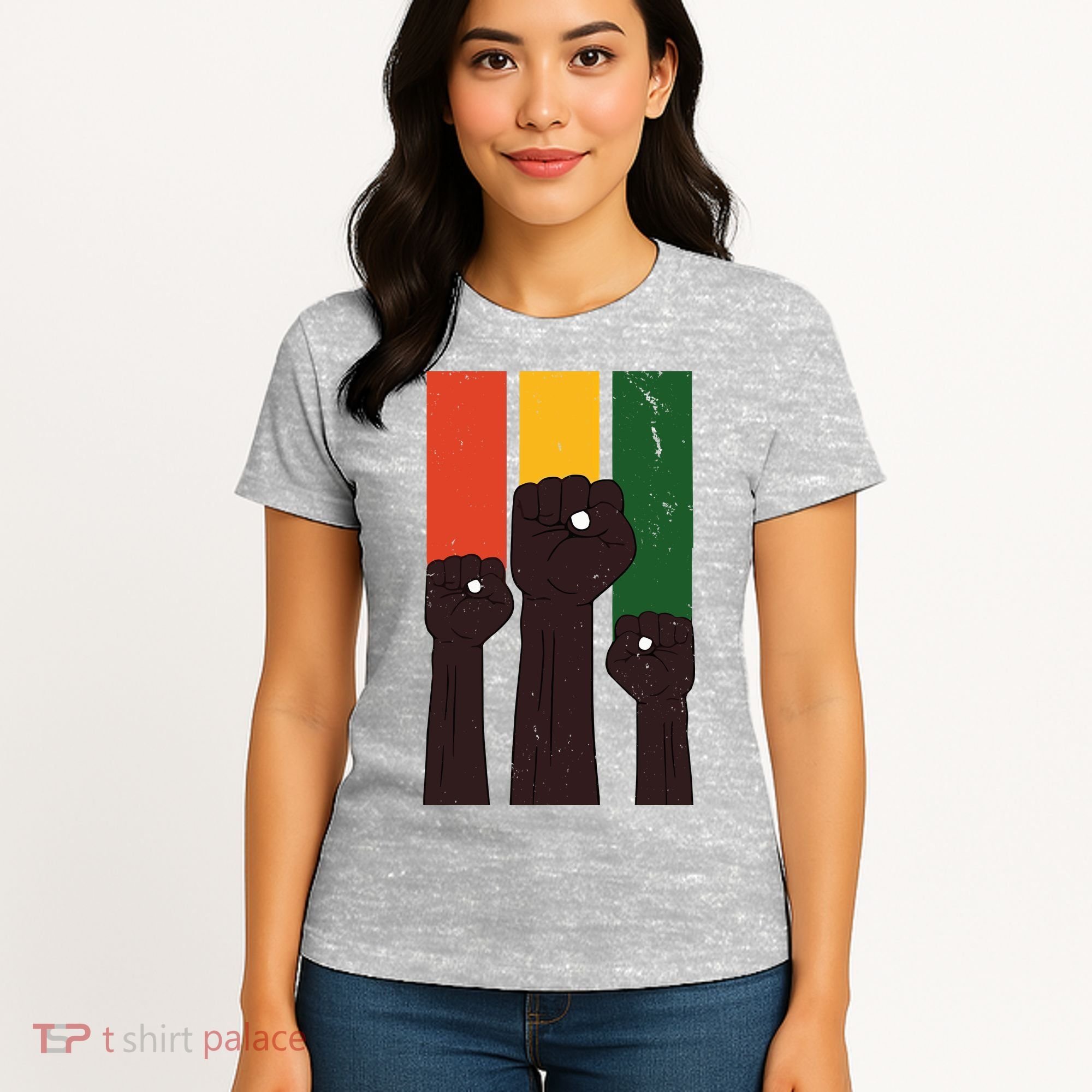 Black History Month Fist Pride Women's T-Shirt