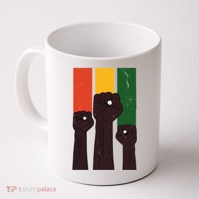 Black History Month Fist Pride Coffee Mug