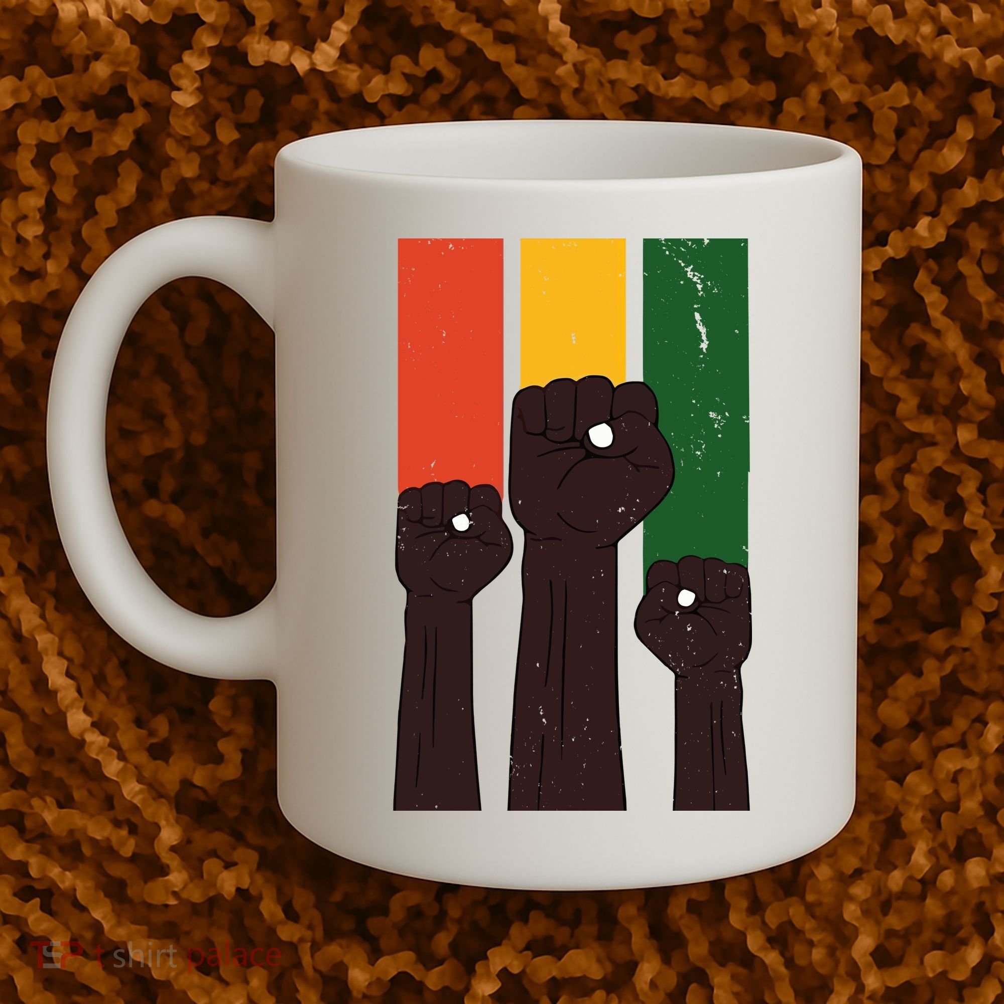 Black History Month Fist Pride Coffee Mug