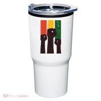 Black History Month Fist Pride Tumbler thumb 0