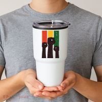 Black History Month Fist Pride Tumbler thumb 2