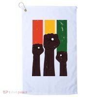 Black History Month Fist Pride Golf Towel thumb 0