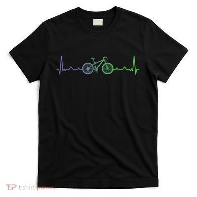 Bicycle Heartbeat Mountain Bike MTB T-Shirt