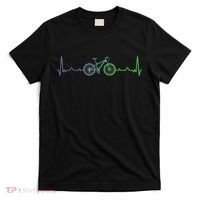 Bicycle Heartbeat Mountain Bike MTB T-Shirt thumb 0