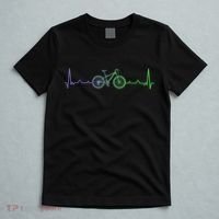 Bicycle Heartbeat Mountain Bike MTB T-Shirt thumb 5