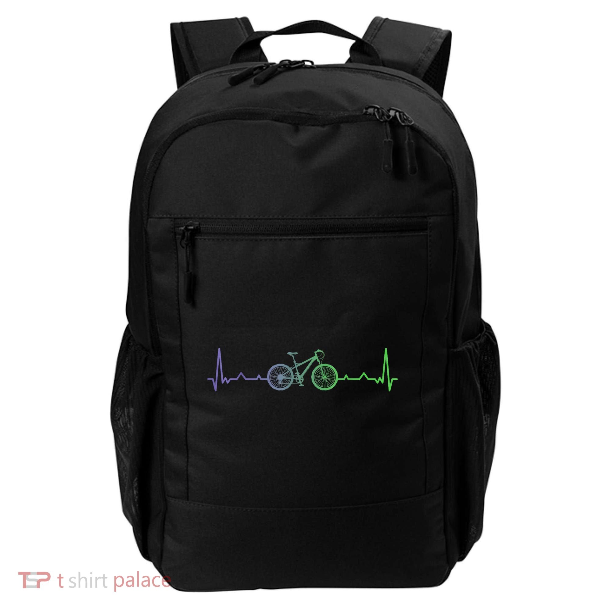 Bicycle Heartbeat Mountain Bike MTB Backpack