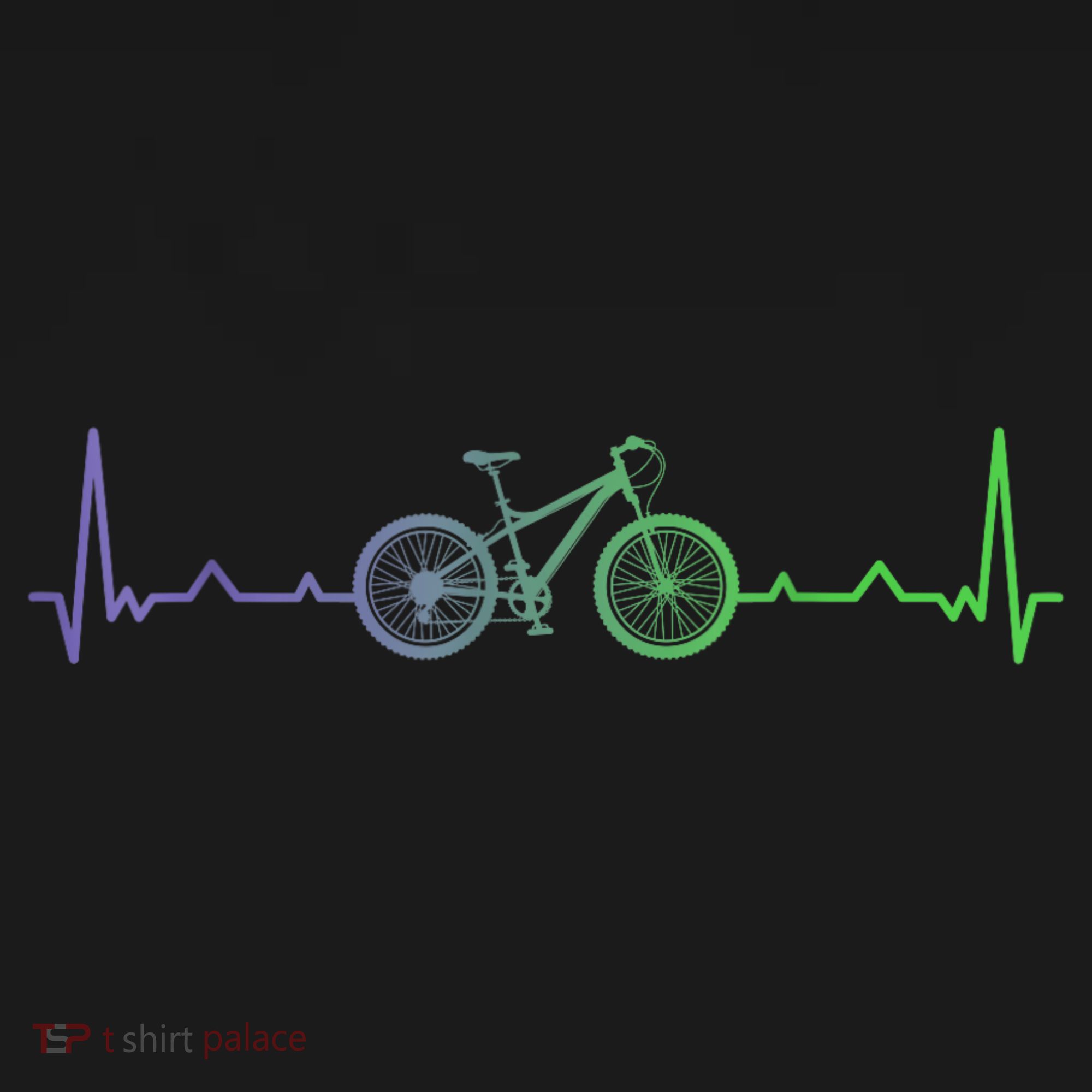Bicycle Heartbeat Mountain Bike MTB Coaster