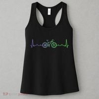 Bicycle Heartbeat Mountain Bike MTB Women's Tank Top thumb 3