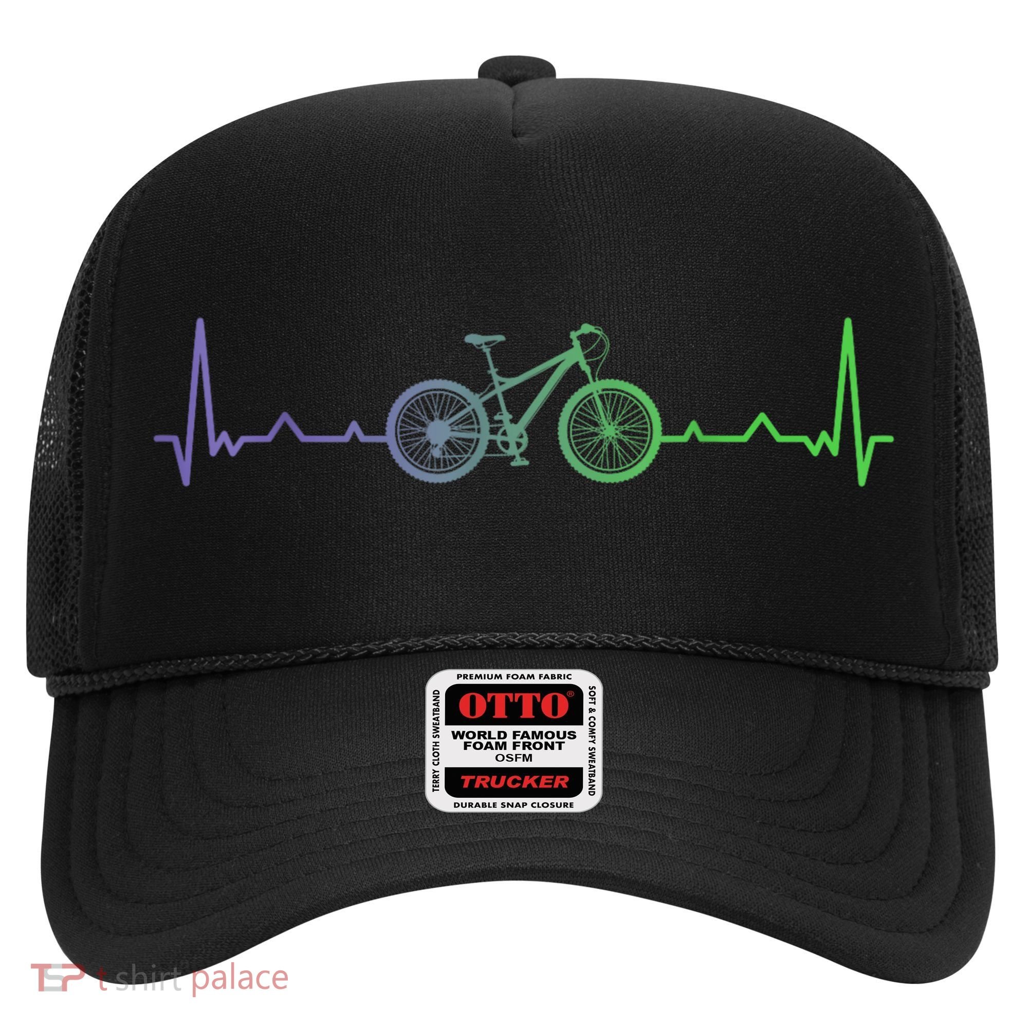 Bicycle Heartbeat Mountain Bike MTB Hat