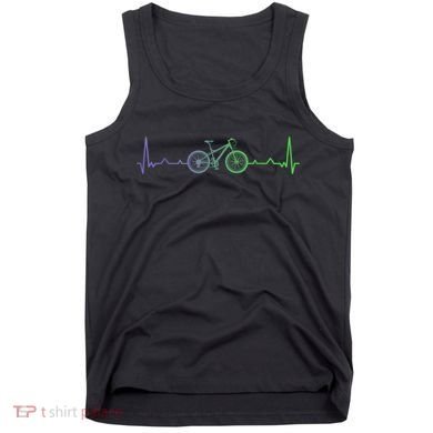 Bicycle Heartbeat Mountain Bike MTB Tank Top