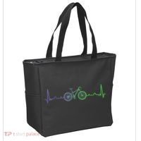 Bicycle Heartbeat Mountain Bike MTB Tote Bag thumb 2