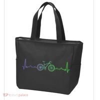 Bicycle Heartbeat Mountain Bike MTB Tote Bag thumb 3