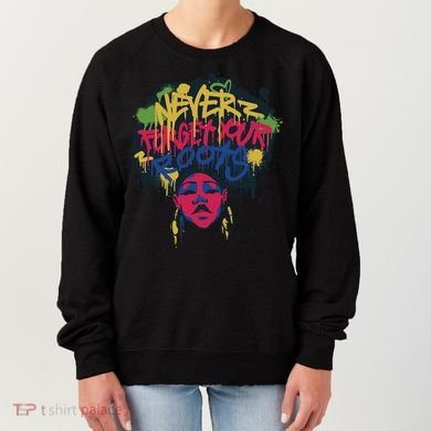 Black History Month Never Forget Your Roots Afro Women's Sweatshirt