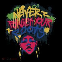 Black History Month Never Forget Your Roots Afro Backpack thumb 2
