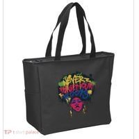 Black History Month Never Forget Your Roots Afro Tote Bag thumb 2