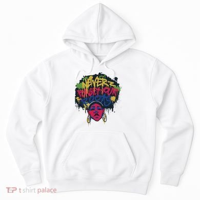 Black History Month Never Forget Your Roots Afro Hoodie