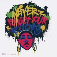 Black History Month Never Forget Your Roots Afro Button thumb 1