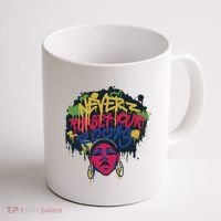 Black History Month Never Forget Your Roots Afro Coffee Mug thumb 1