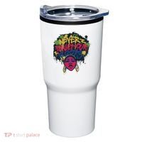 Black History Month Never Forget Your Roots Afro Tumbler thumb 0