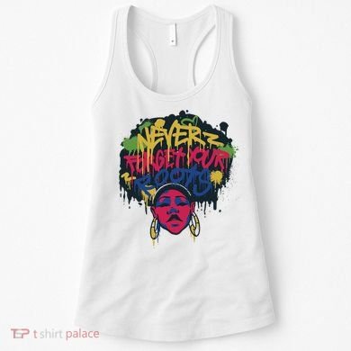 Black History Month Never Forget Your Roots Afro Women's Tank Top